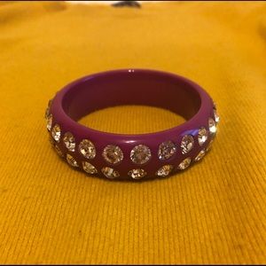 Purple Bracelet with crystal details